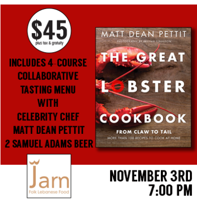 The Ultimate Lobster Experience with Chef Matt Dean Pettit and Samuel Adams beer