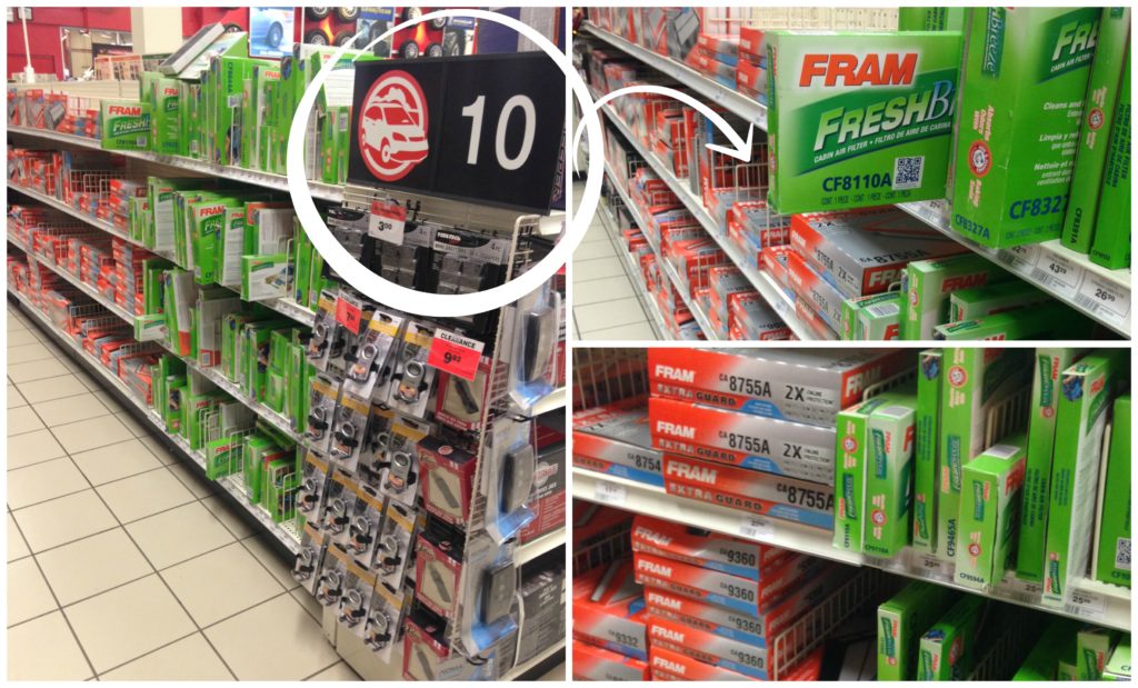 FRAM Fresh Breeze Cabin Air Filters and FRAM Engine Air Filters [Canadian Tire- Auto Centre- Aisle 10]