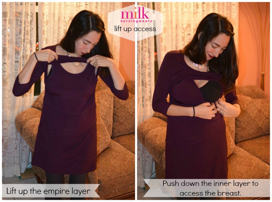 milknursingwear-zigzaglayereddressplum2017-breastfeedingwear